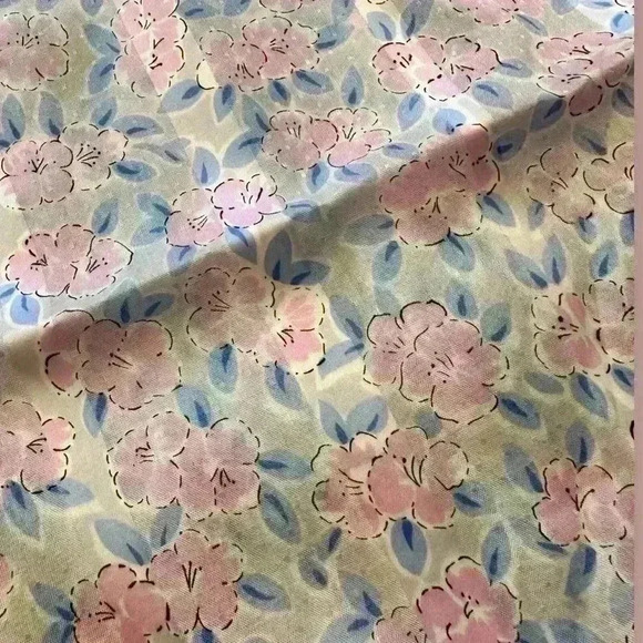 Vintage tres-elle Made in Italy Womens Lightweight Scarf Floral - Picture 2 of 7